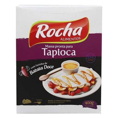 MASSA PRONTA PARA TAPIOCA COM BATATA DOCE ROCHA