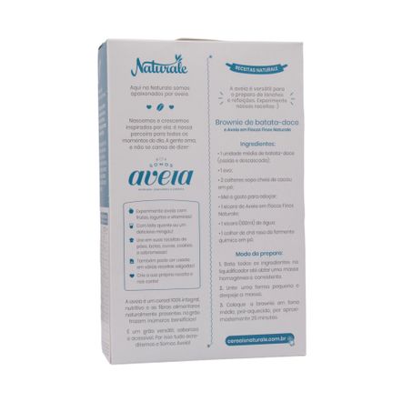 Aveia naturale flocos finos 170g 360-28
