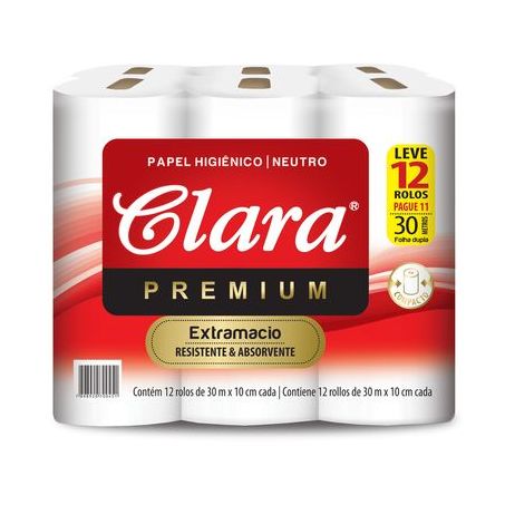 Papel hig.clara f.d.30mt compacto c 12