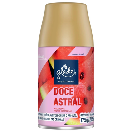 Purificador ambiente glade automatico refil 269ml doce astral