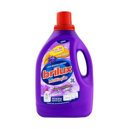 LAVA ROUPAS BRILUX MULTIACAO LAVANDA 3L