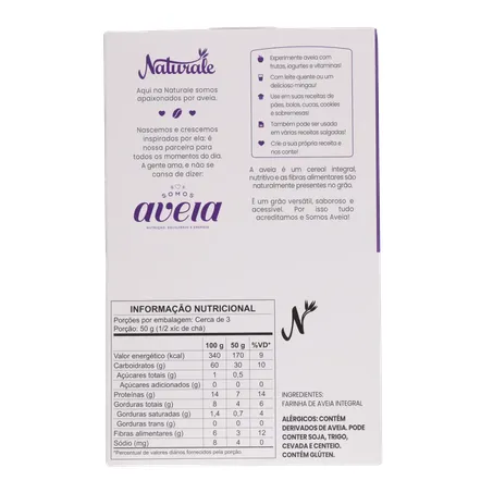 FARINHA DE AVEIA NATURALE CAIXA 170G 360-2