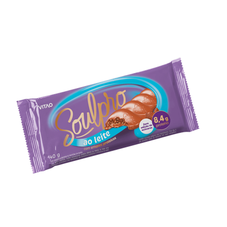 Chocolate vitao soulpro leite 40 gr