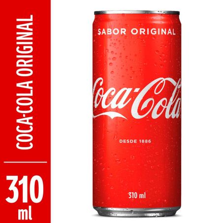 REFRIGERANTE COCA-COLA LATA 310ML