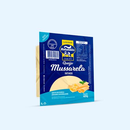 Queijo holandes mussarela fat 400g