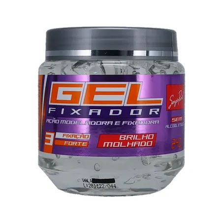 Gel fixador sergio paris brilho m.forte 240g 360-0