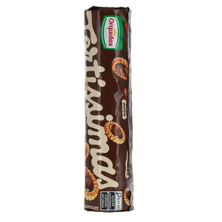 BISCOITO TORTINHA ORQUIDEA TORTÍSSIMAS CHOCOLATE PACOTE 130G 360-4