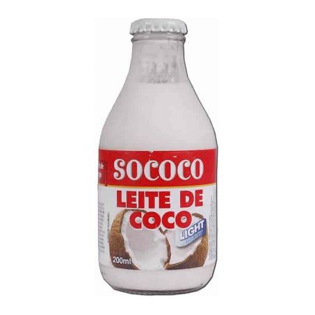 Leite de coco sococo light vd 200 ml