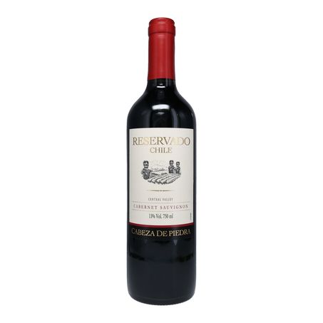 Vinho Tinto Chileno Cabeza de Piedra Varietal Cabernet Sauvignon 750ml 
