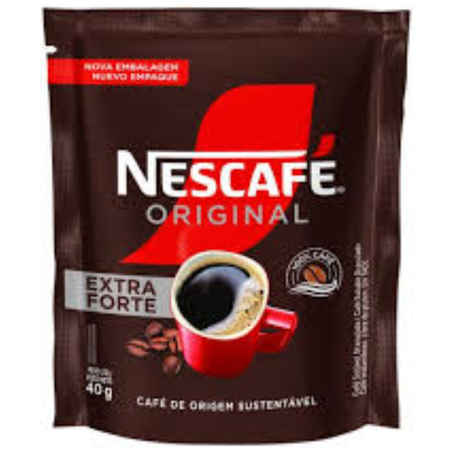 Cafe nescafe sache 40g original extra forte promocional 10%gratis