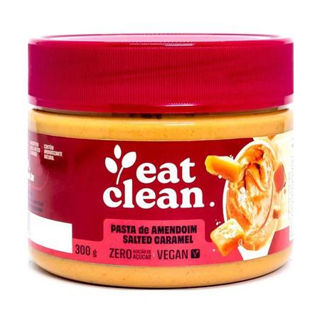Pasta Amendoim Salted Caramel Eat Clean 300g