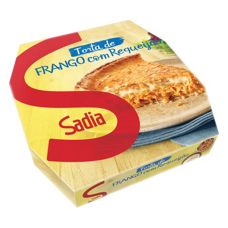 TORTA DE FRANGO COM REQUEIJÃO SADIA
