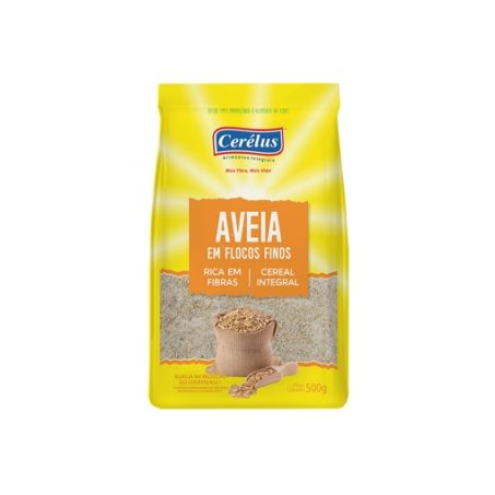 Aveia cerelus flocos finos 500g