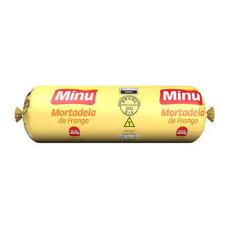MORTADELA DE FRANGO MINU 400G