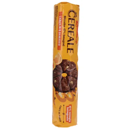 Biscoito Integral Bauducco Cereale Laranja e Damasco 147g 360-35