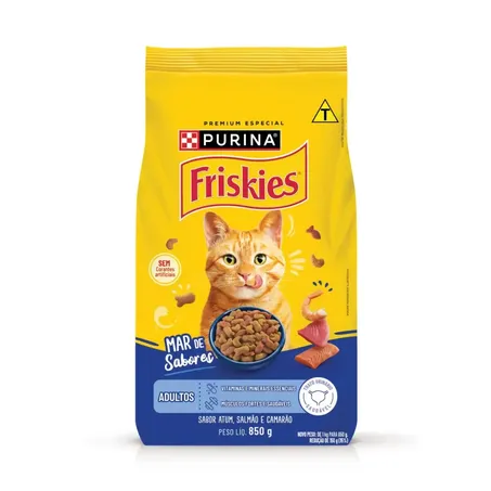 Racao Friskies 850g Adulto Mix Carnes
