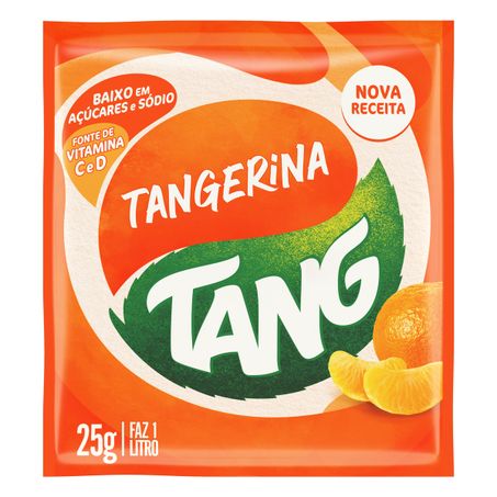 Refresco em pó tangerina tang