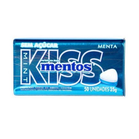 Mentos 35g kiss menta lt