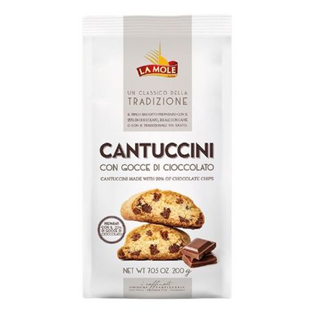 Biscoito la mole cantuccini 200g chocolate