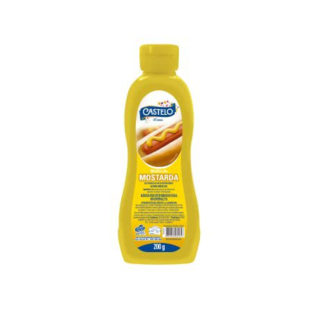 Molho Castelo 200g Mostarda Amarela