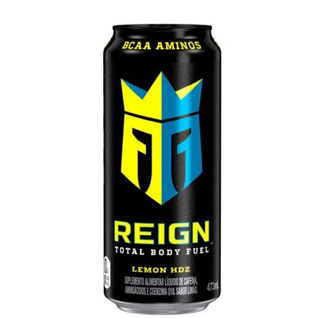 Suplemento Alimentar Líquido de Cafeína Reign Sabor Limão Lata 473ml