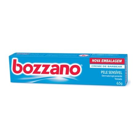 Creme barbear pele sensível bozzano 65g