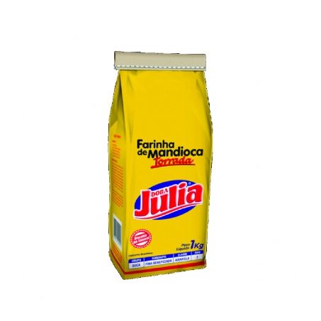 Farinha de mandioca torrada dona julia 1kg