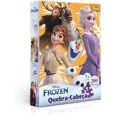 Quebra-cabeça frozen 200pc 8023