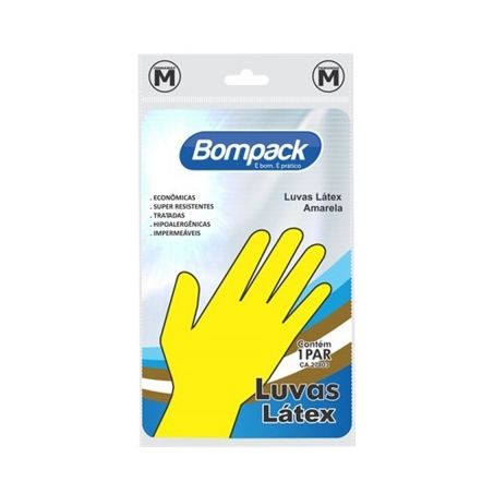 LUVA BOMPACK MULTIUSO AMARELA M
