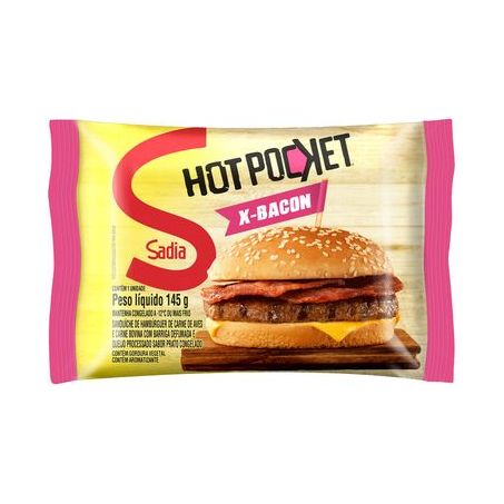 HOT POCKET SADIA X-BACON 145G