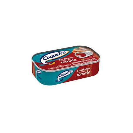 SARDINHA COM MOLHO DE TOMATE COQUEIRO 125GR