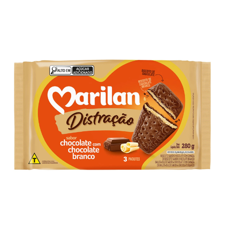 BISC MARILAN 280G DISTRACAO CHO/CHOC BRANCO