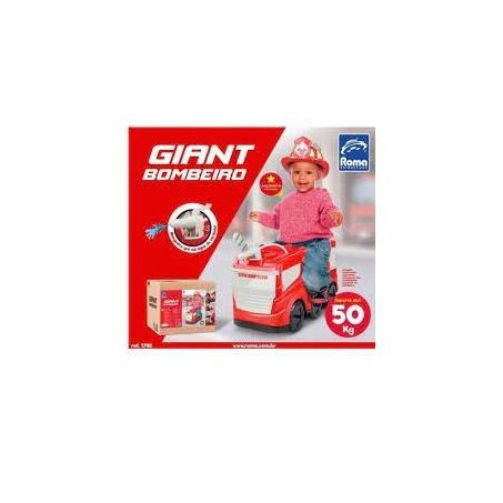 BRINQ.MINI VEICULO GIANT BOMBEIRO