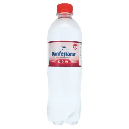 Agua mineral danferrana com gas 510ml