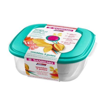 CONJ.POTE SANREMO QUAD BX C/3 R460
