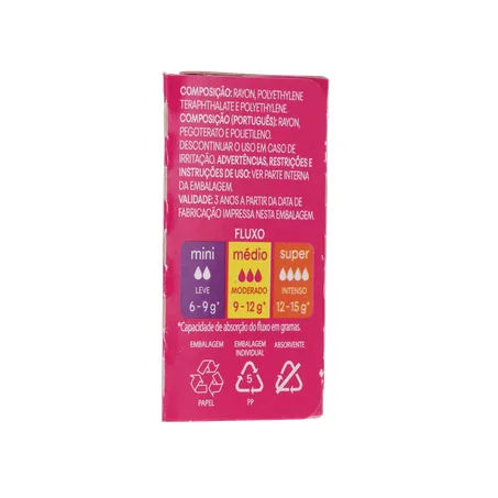 Absorvente Interno Intimus Mini C/ 8UN 360-9