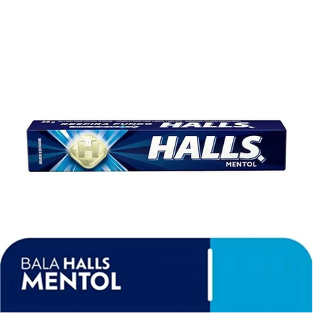 DROPS HALLS MENTOL 28G
