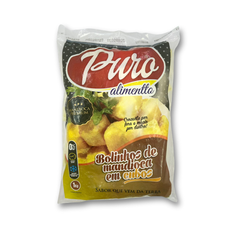 BOLINHO DE MANDIOCA CUBOS PURO
