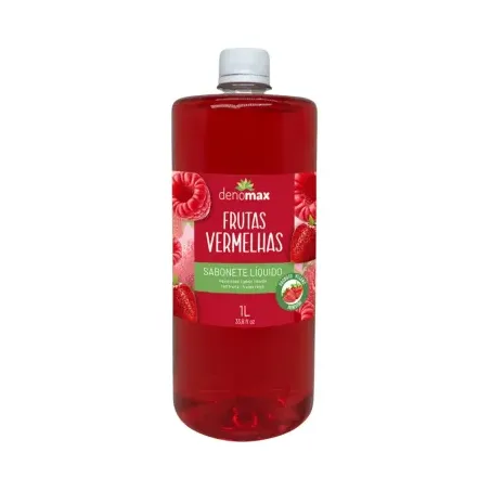 Sabonete liquido denomax frutas vermelhas 1l