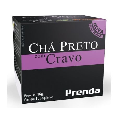 Cha prenda preto c/cravo 16g