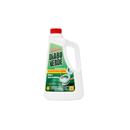 Desentupidor Diabo Verde Líquido Embalagem 1LT