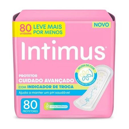 Prot diario intimus indicador troca lv+pg- c/80