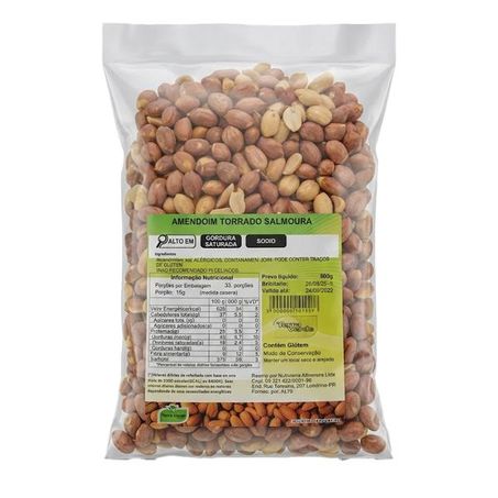 AMENDOIM TORRADO SALMOURA 500G 360-1