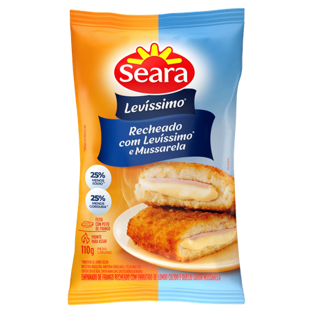 Empanado peito frango levíssimo seara congelado 110g