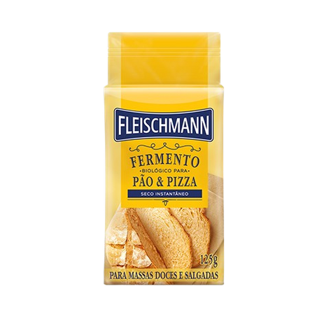 Fermento biológico fleischmann 125g