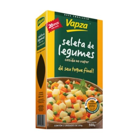 Seleta de legumes vapza 500g