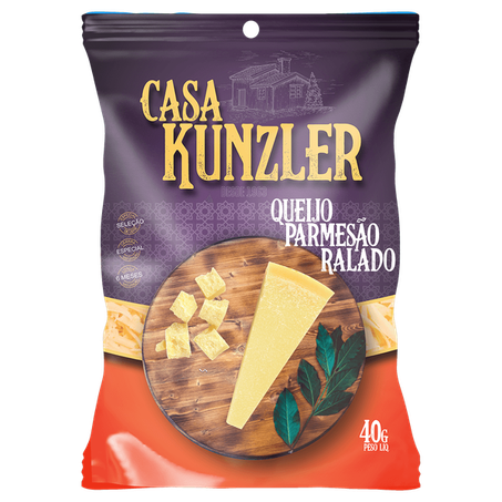 Queijo Ralado Kunzler 40g 100% Parmesão