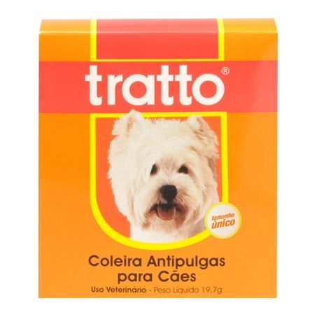 Coleira antipulgas caes tratto