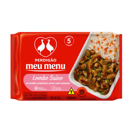 Lombo Suíno C/Arroz Cong Meu Menu Perdigão 300g