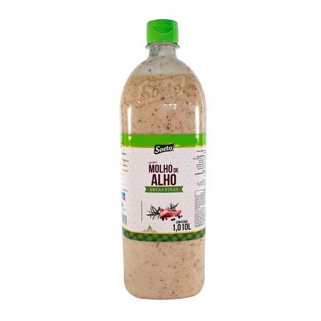 MOLHO SOETO 1.01LT ALHO ERVAS FINAS
